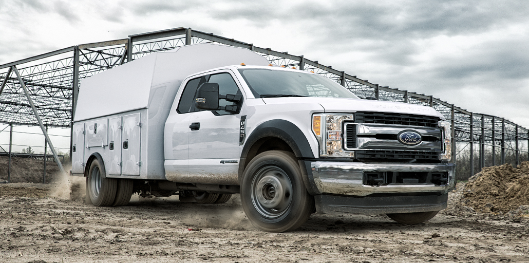 Ford Super Duty Chassis gearing to leave the job site